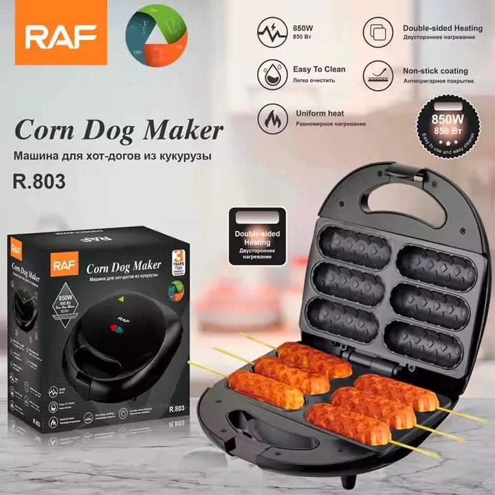 Aparat Electric pentru Rulouri și Hot Dog, RAF R803, 850W