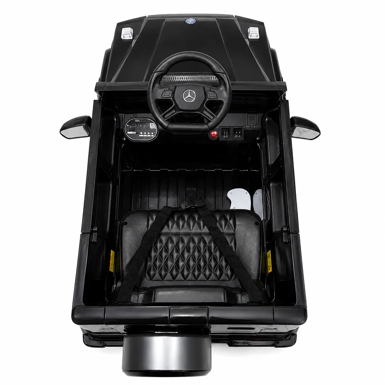 Mașină Electrică pentru Copii Tip SUV 4×4 Premium, Design Inspirat Mercedes G-Class AMG, 12V, Lumini LED, Muzică, Negru