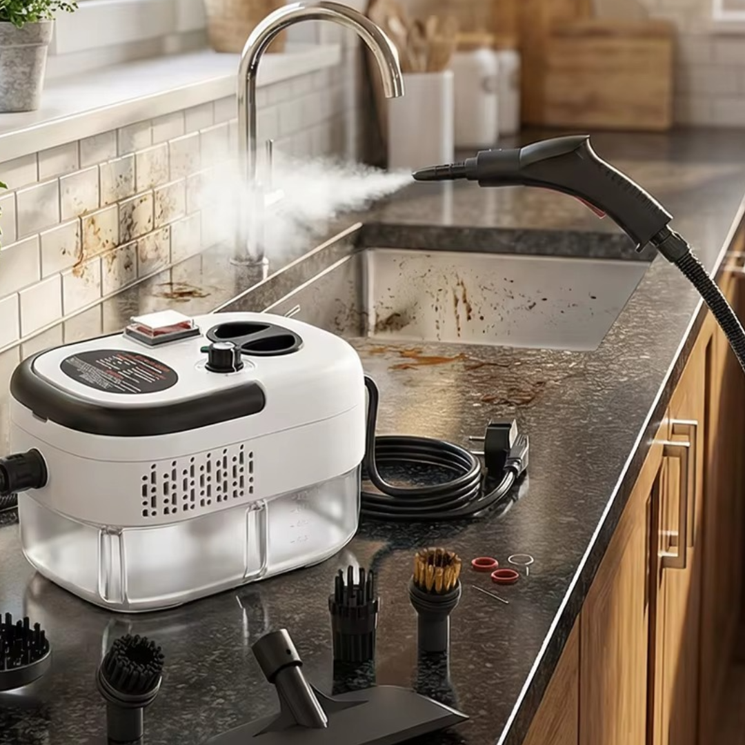 APARAT PROFESIONAL DE CURATARE CU ABUR 3200W, 105°C, REGLAJ 6 TREPTE, DEGRESARE SI DEZINFECTARE RAPIDA