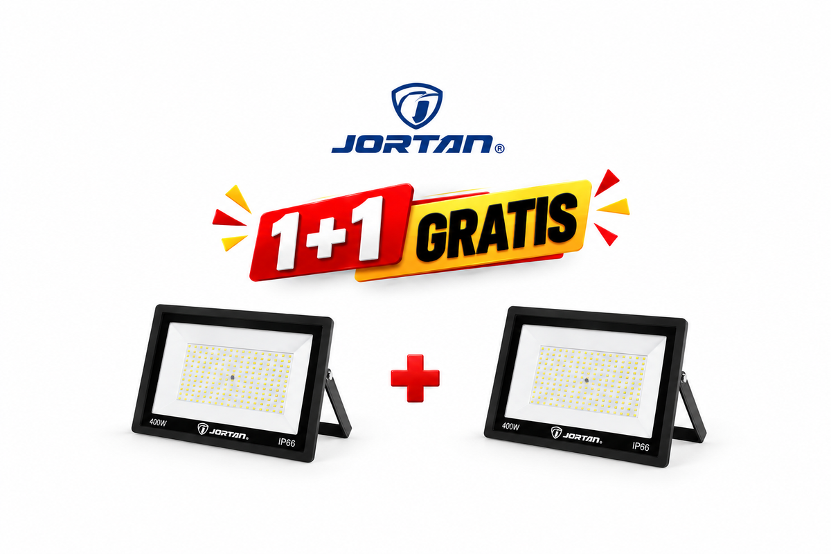 Pachet x2 Proiector LED JORTAN 400W IP66 – Soluția Ideală pentru Iluminat Exterior