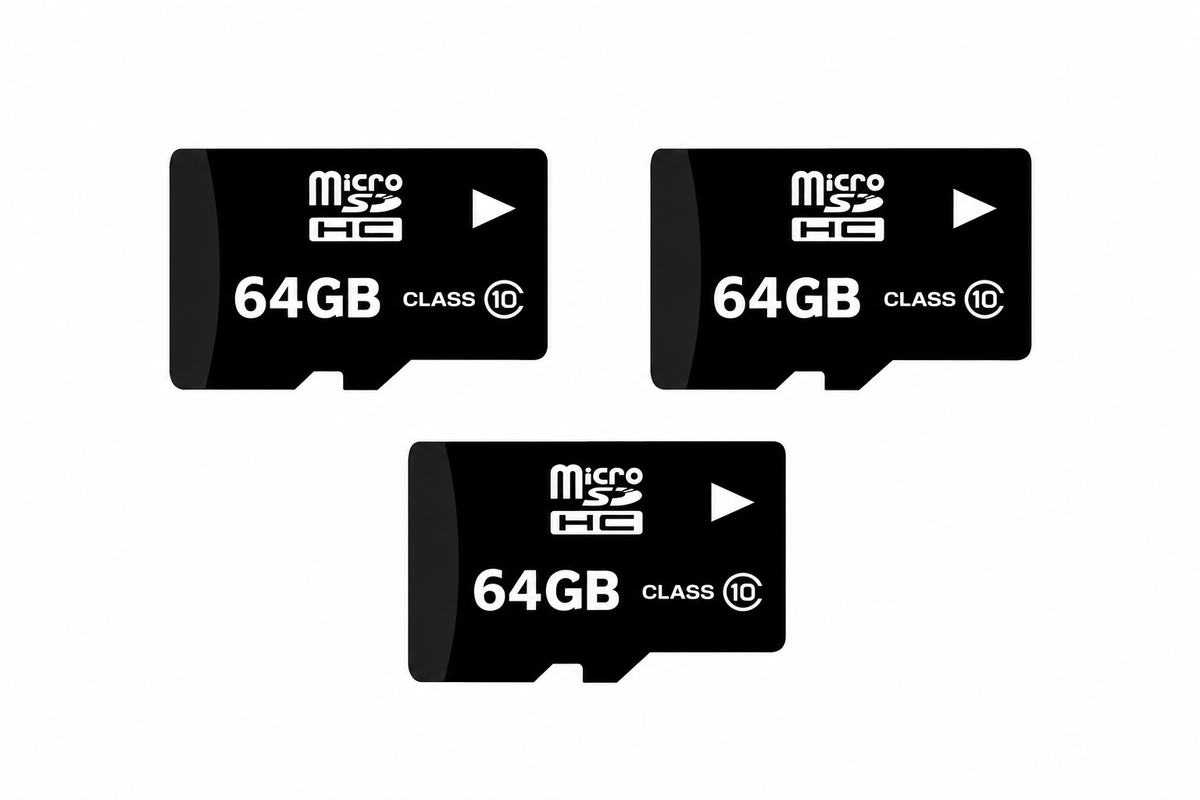 Set 3 carduri de memorie 64GB, Multi pack 3 x microSDHC 64GB