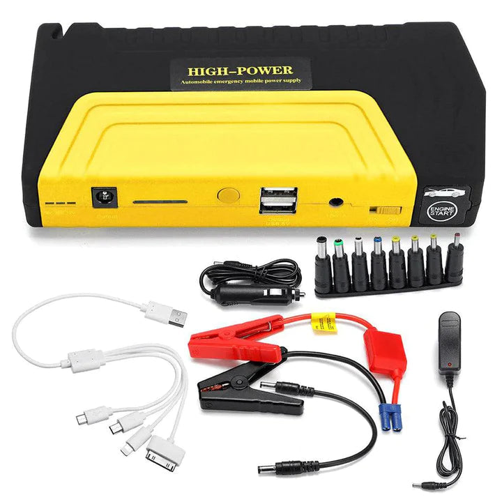 Robot Portabil de Pornire Auto, Jump-Starter cu Acumulator 60000mAh, Redresor 12V