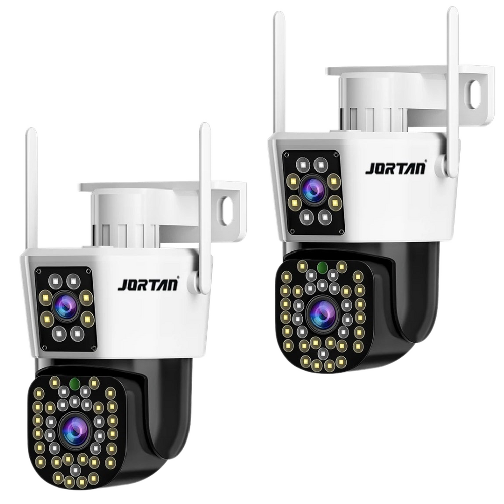 Set 2x Camere Duble Jortan - WiFi/LAN, 6MP Full HD 4K - cu Detectare Umana