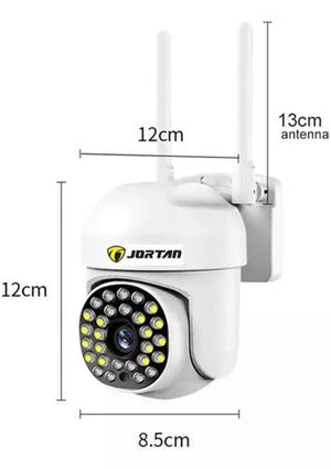 SET 3x Camere de Supraveghere Jortan, cu 28 LED-uri, Senzor CMOS, Vedere Nocturna + 3 Carduri 32GB