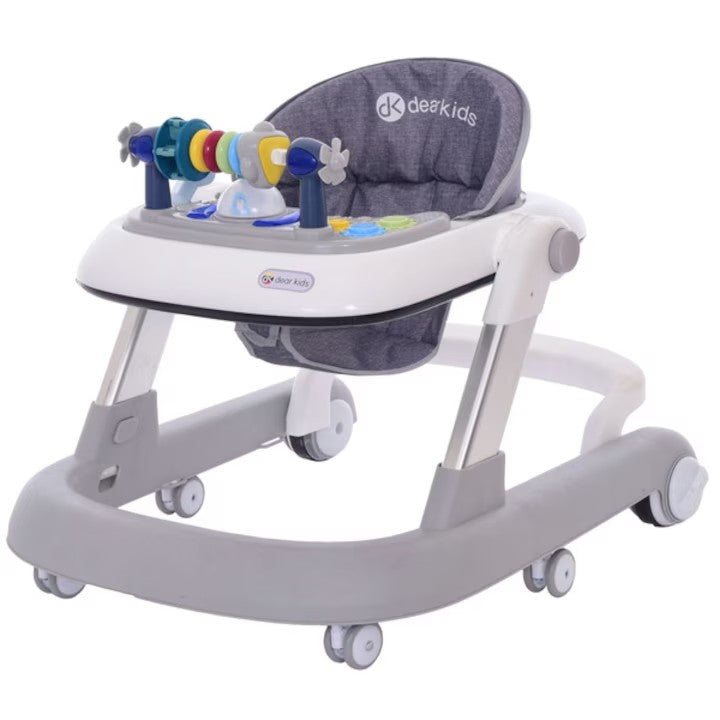 Premergător educațional 3 în 1 , pentru copii | Masuță, Premergător ; Antemergător | Reglabil, Muzical, Anti-cădere