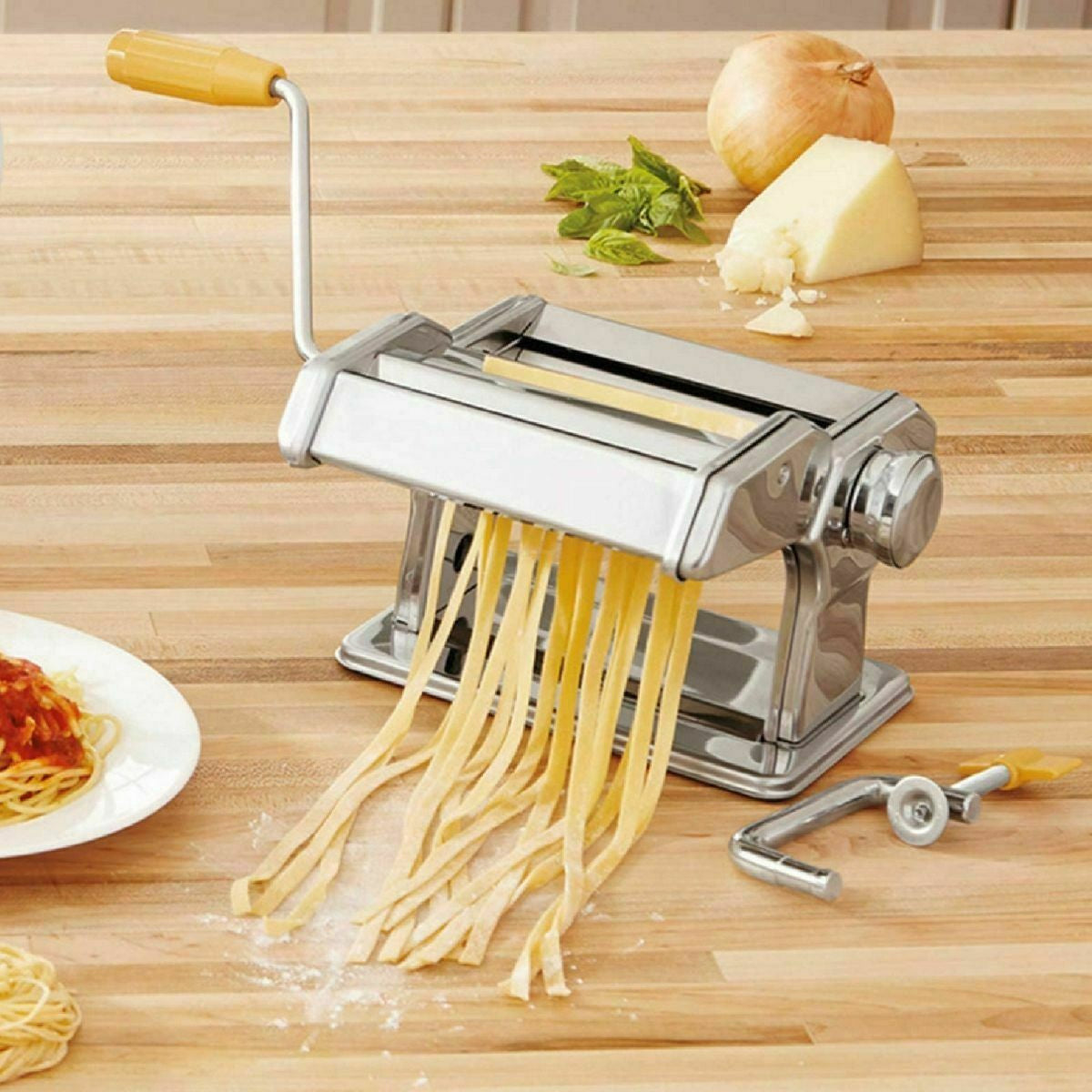 Masina de taitei si spaghete, inox, diverse grosimi