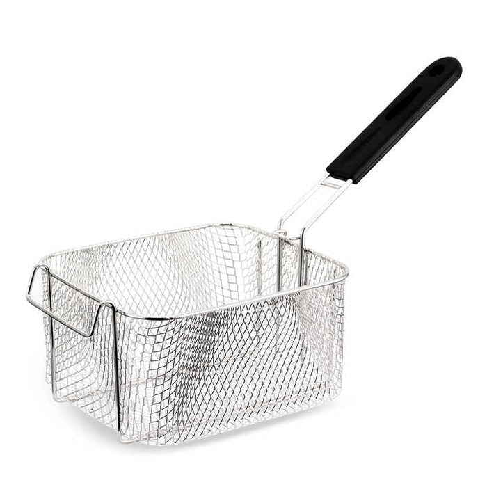 Friteuza Electrica Comerciala RAF 2500W , R5220 , un rezervor, usor de curatat, cos auto-strecurabil, blat din otel inoxidabil, capac pentru prevenirea stropirii, capacitate 5L, gri