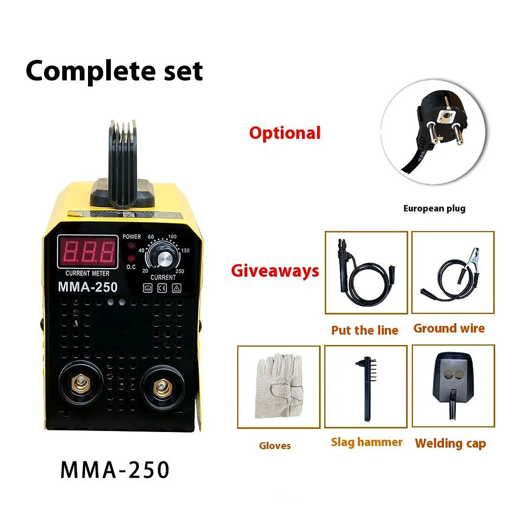 Aparat de sudură invertor AT-2043 MMA-250, 250A, Display digital, 230V