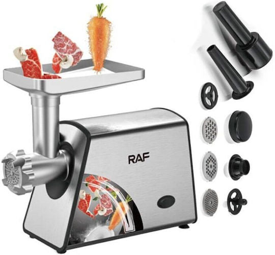 Mașină tocat Electrică de Producție Tăietor de legume de inox RAF / fructe 2000W , 2 ani garanție