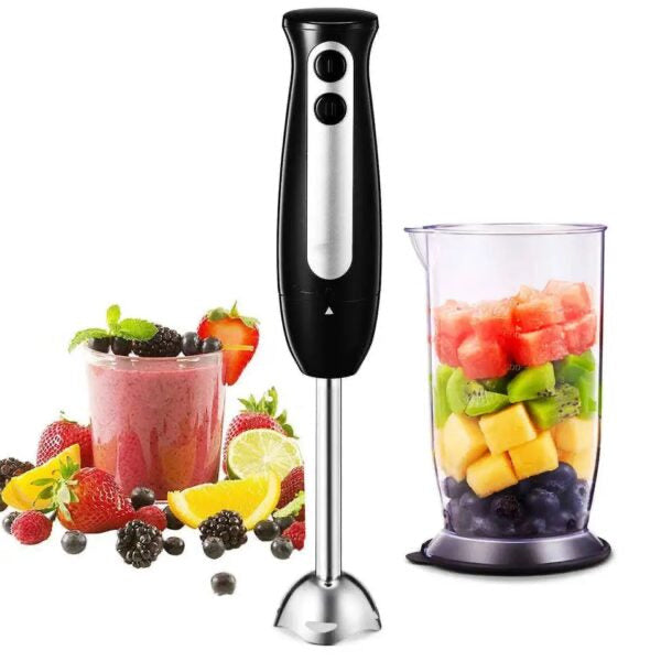 Blender RAF R3007, 4 In 1, 1600W, Cu Recipient De 500ml, Vas De 600ml, Tel Si Lame Din Otel, 2 Viteze