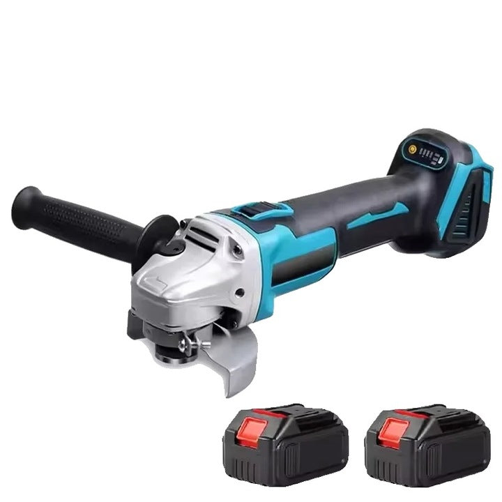 Polizor Unghiular profesional cu Acumulator 48V, 2 Baterii Detasabile,slefuire incluse, Încărcător Rapid și Valiză Transport