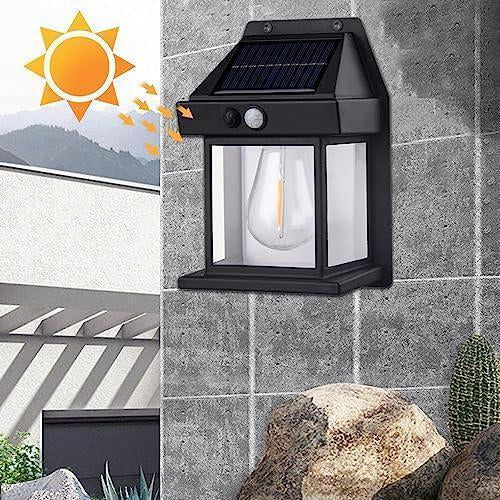 Set 10 x Lampa solara de perete, senzor de miscare, LED 3W