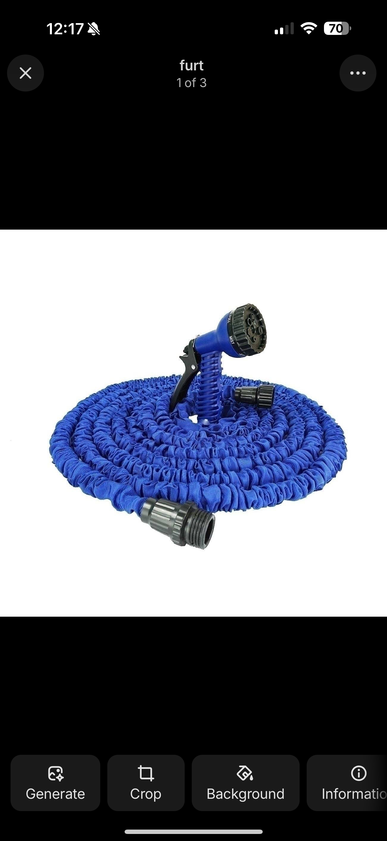 Furtun de gradina 1+1 extensibil 30m, cu aparat de udat performant