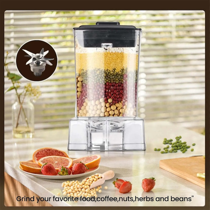 Blender electric de bucătărie si storcator 2 în 1 , cu 1800 W putere , Recipiente 2 l + 0, 5 l