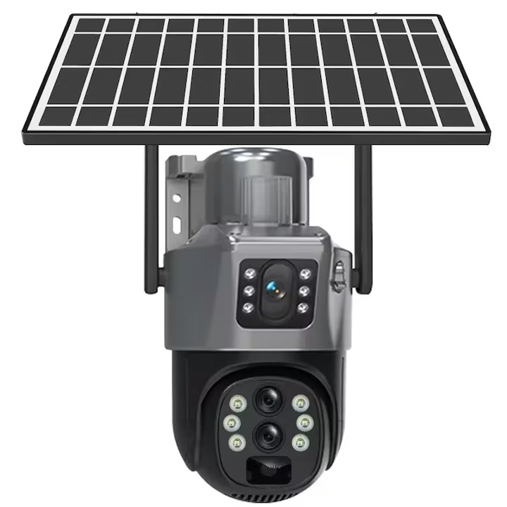 CAMERA SUPRAVEGHERE WI-FI SOLARA 12MP | ZOOM OPTIC 10X | CARD MEMORIE CADOU DE 32GB| DETECTIE FACIALA SI AUTO TRACKING 355° | NIGHT VISION COLOR | IP66