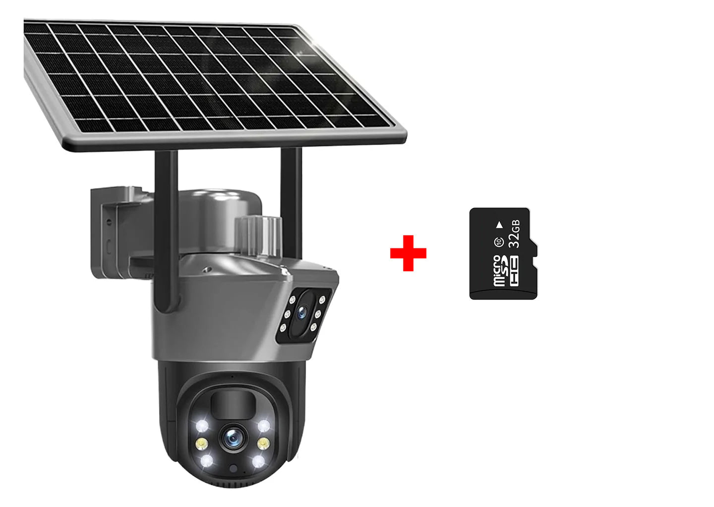 CAMERA SUPRAVEGHERE WI-FI SOLARA 12MP | ZOOM OPTIC 10X | CARD MEMORIE CADOU DE 32GB| DETECTIE FACIALA SI AUTO TRACKING 355° | NIGHT VISION COLOR | IP66