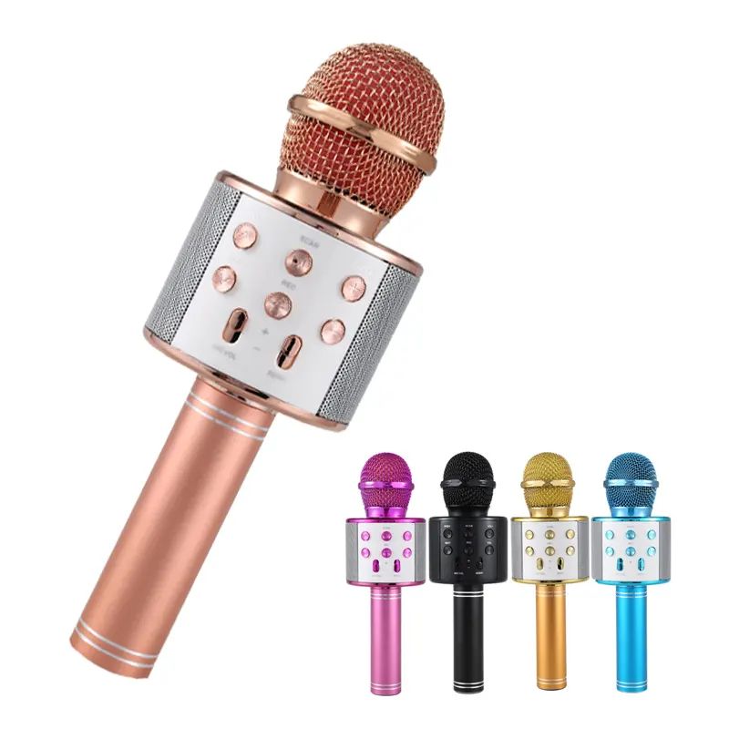 Microfon pentru karaoke cu acumulator