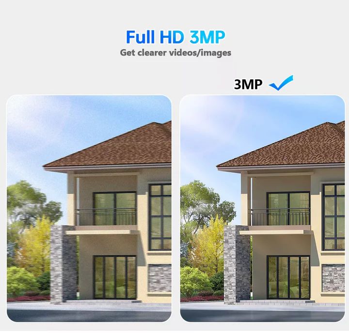 Camera de Supraveghere Solara 4G, Cartela SIM 3MP,Zoom 10X,Full HD 1080p, Panou Solar 9W Rezistenta La Apa IP 66