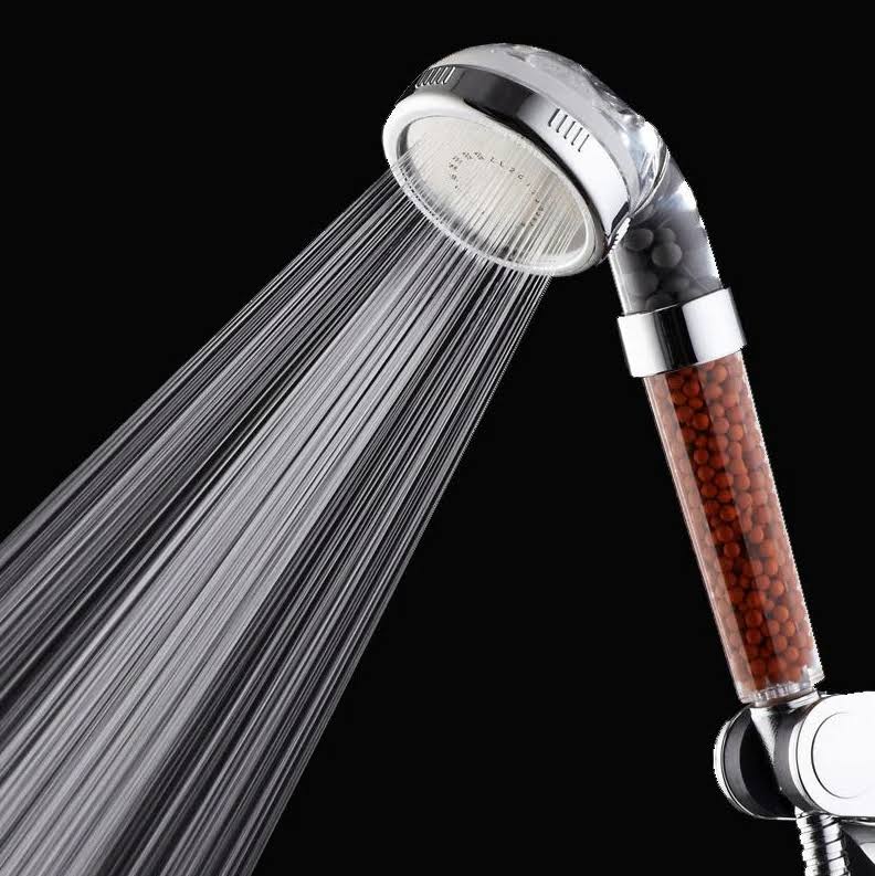 Cap de dus cu granule anti-calcar si functie de economisire a apei