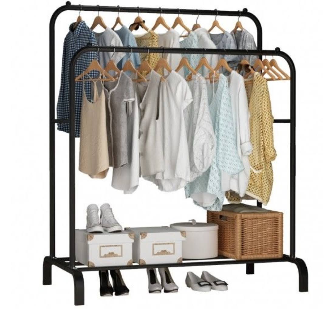 Suport organizator dublu pentru haine