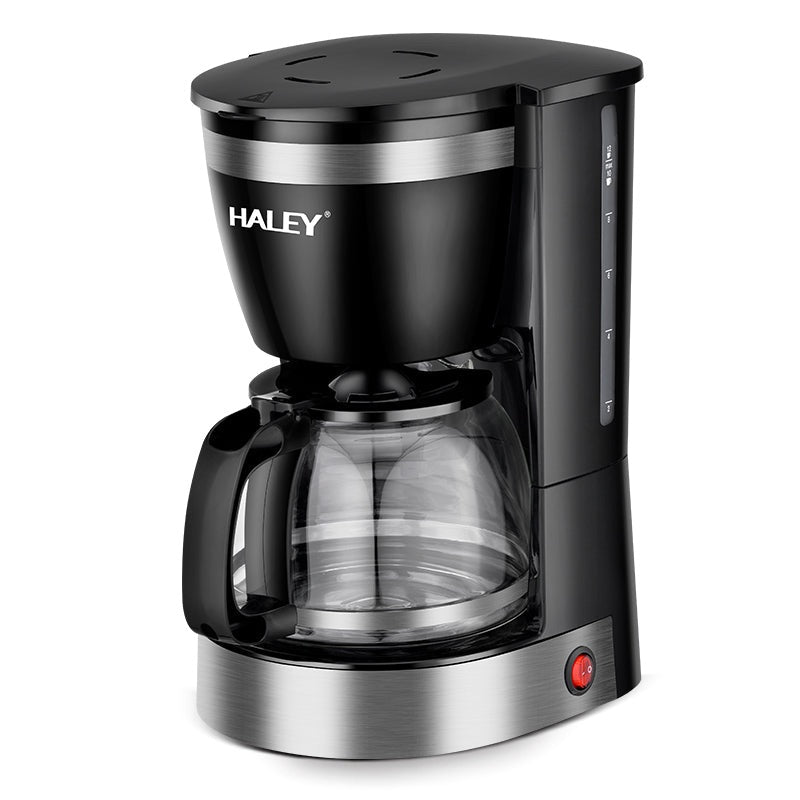 Aparat de Cafea HALEY HY-2808 – 800W, 1.25L, 12 Căni, Măcinare Rapidă, Sistem de Siguranță, Operare Ușoară