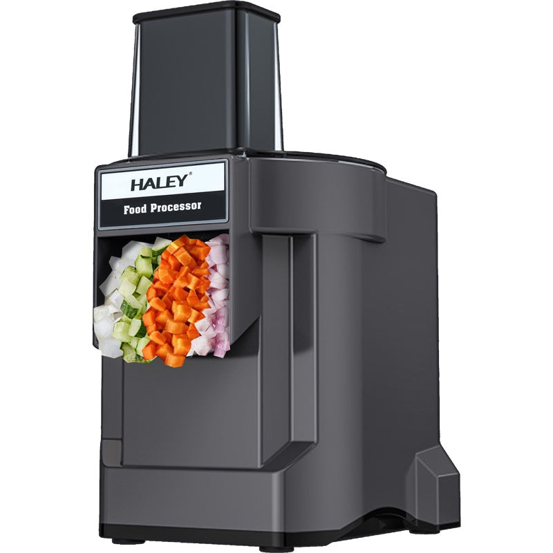 Tocător Electric Comercial HALEY HY-1321, 600W, Feliator Cartofi și Ceapă, Capacitate ≥17 căni, Accesorii Incluse – Ideal pentru Restaurant, Hotel sau Gospodărie