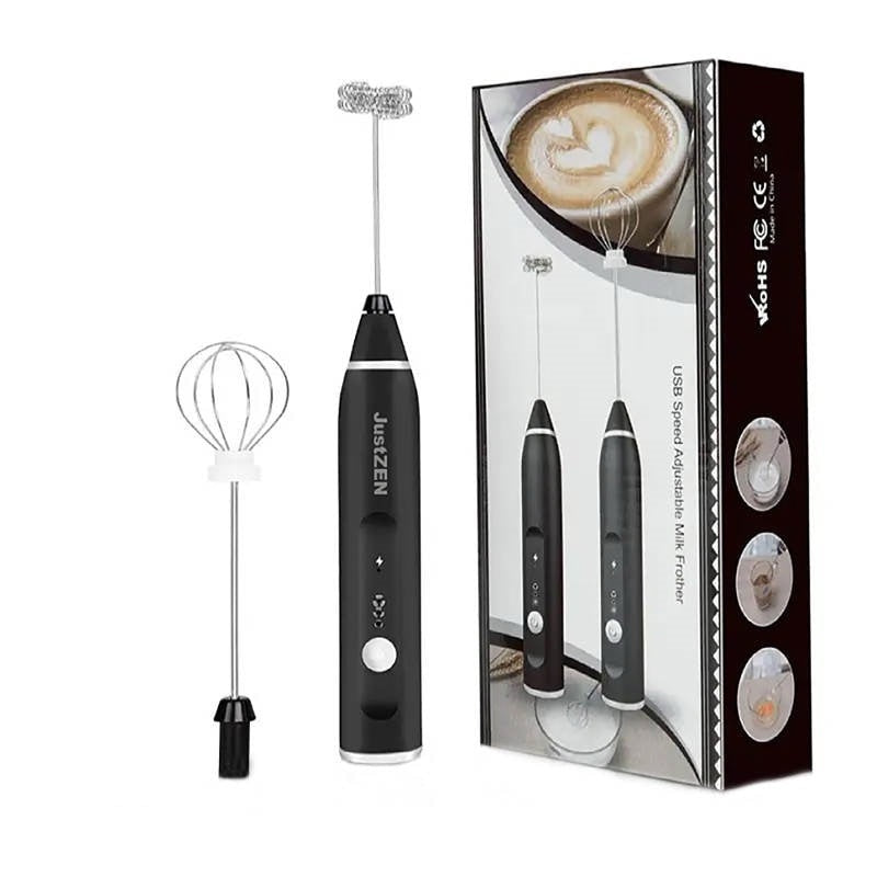 Mixer pentru spuma de lapte, cafea, oua, caffe latte, ciocolata calda, cappuccino cu suport