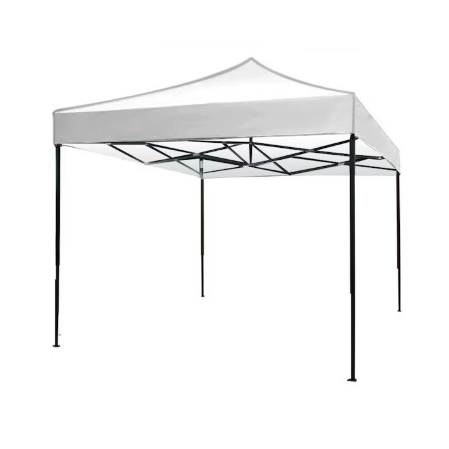 Cort Pavilion 3x3m Albastru Pliabil Cadru Metal pentru Curte, Gradina, Evenimente