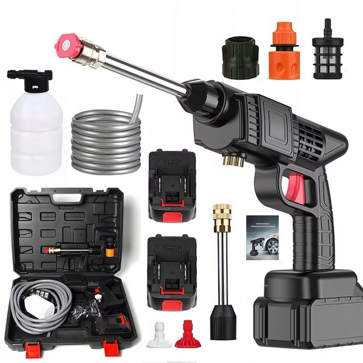 Aparat de spalat electric cu presiune puternica , 2 acumulator48v, 8L/min, 25 Bari