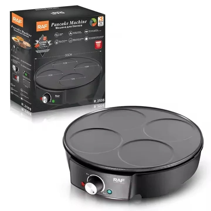Aparat Electric pentru Clătite Americane Mic Dejun RAF R2508, 1200W