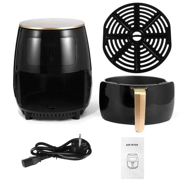 Friteuză cu aer cald Air Fryer, fără ulei, 2400W, 6L, cu afișaj digital