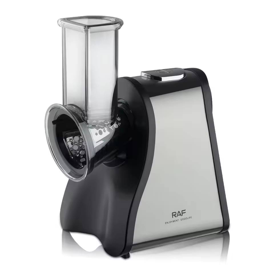 Răzătoare electrică RAF 200W, 4 Lame , Diferite Moduri de Tăiere , feliator Multifuntcional R3390