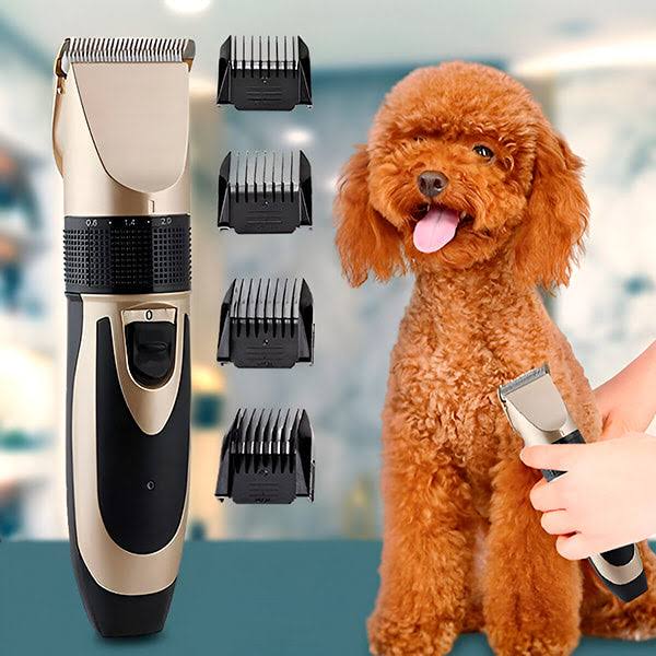 Masina de tuns animale fara fir, 1200 mAh, 8 accesorii incluse